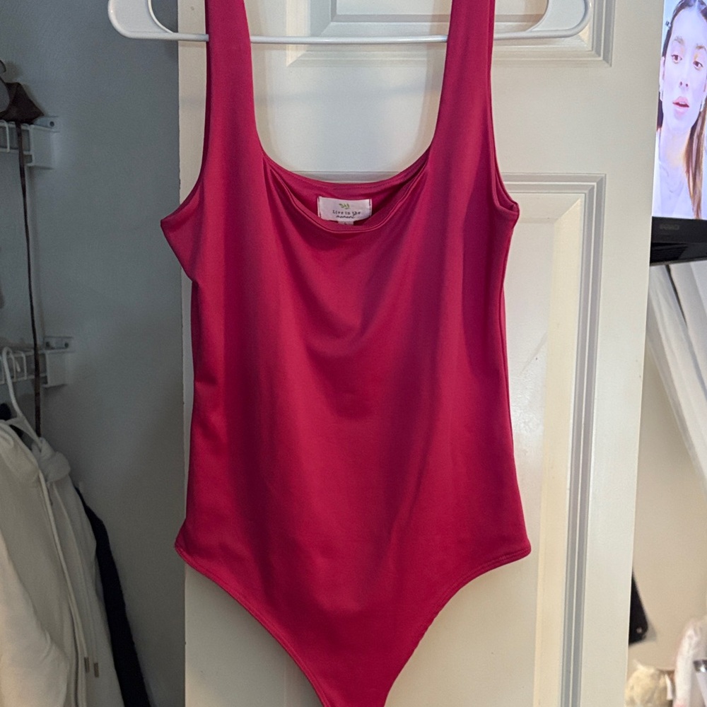 Elegant Pink Women's Bodysuit